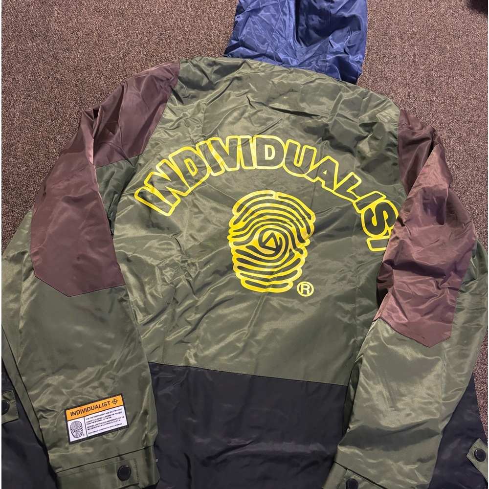 Individualist Multi Colored Windbreaker Jacket - XXL